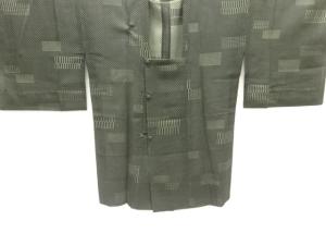 幾何学模様織り出し夏用道行コート